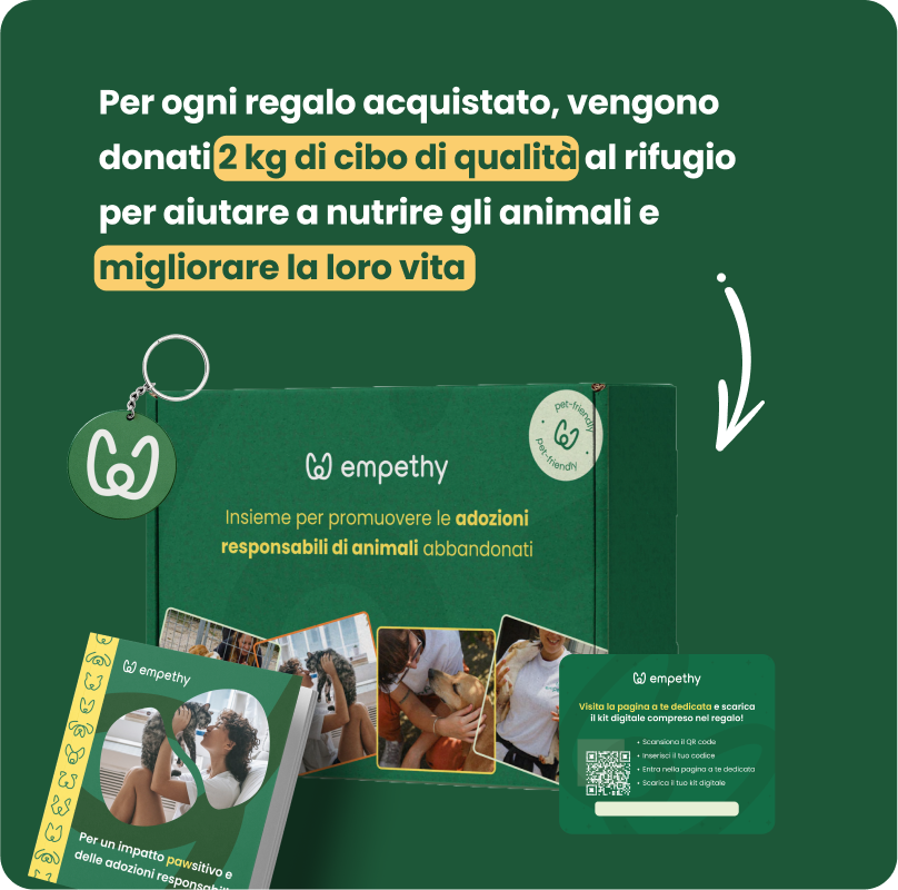 Il Kit Regalo Fisico per l’adozione virtuale di un animale - Card Empethy